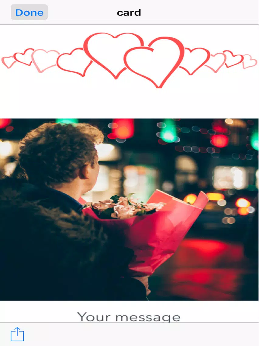 Valentines Day Love Card - Romantic Moment iPad 应用截图