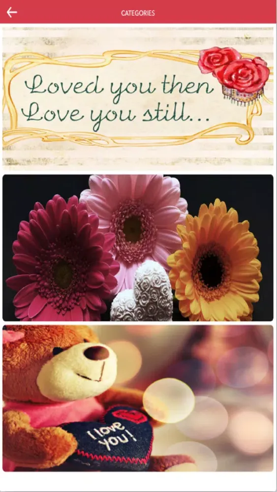 ภาพหน้าจอของ Valentines Day Love Card - Romantic Moment