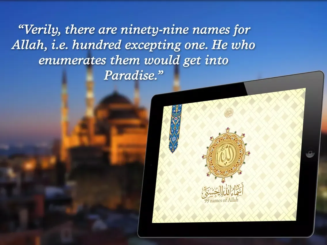 Zrzuty ekranu 99 Names of ALLAH HD iPad 