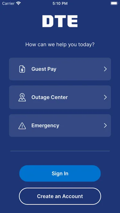 DTE Energy 스크린샷