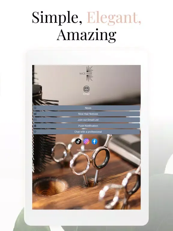 Nice Hair MKE iPad  Screenshots