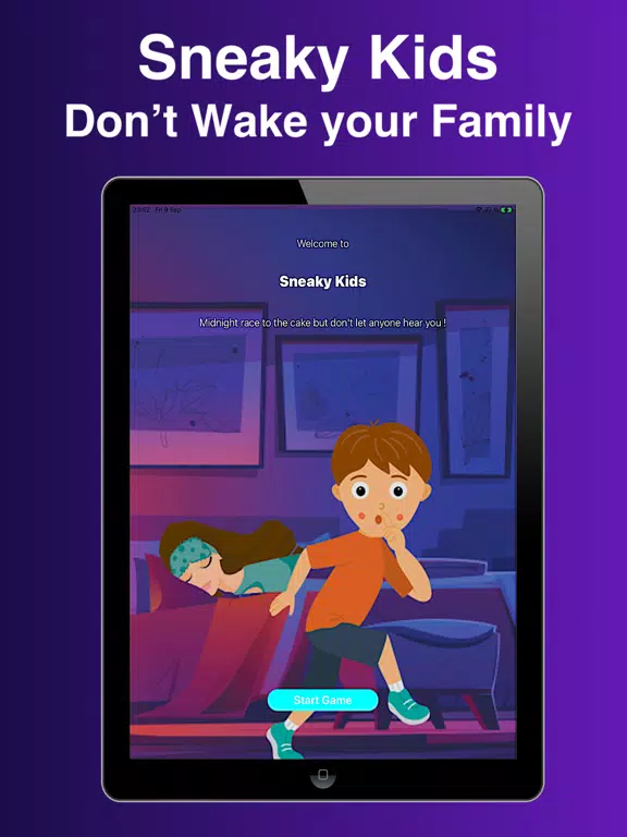 Zrzuty ekranu Sneaky Kids ! Make No Noise ! iPad 