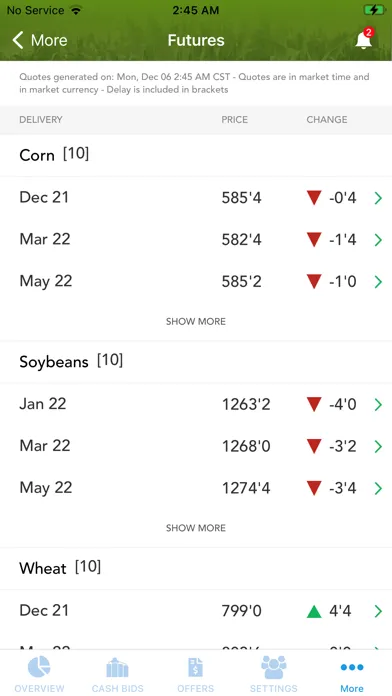 DTN Grain Portal স্ক্রিনশট