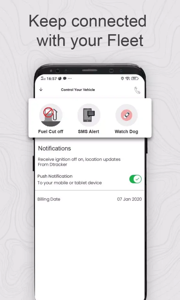 Capturas de pantalla de DTrack