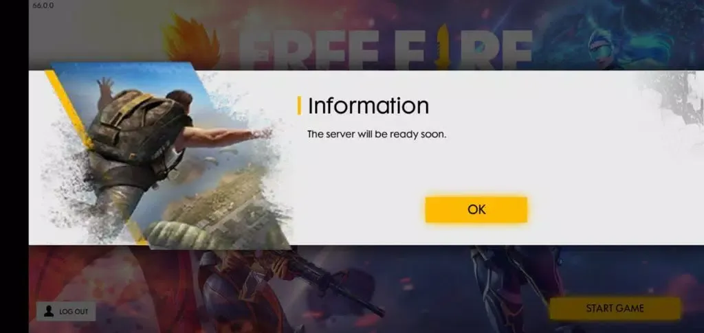 Capturas de tela do Free Fire Advance Server
