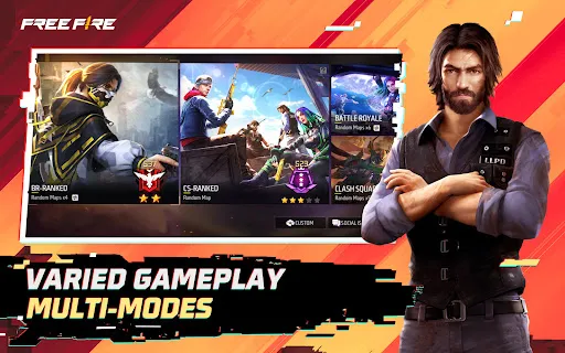 Tangkapan layar Free Fire: The Chaos