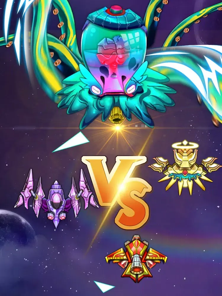 Capturas de tela do Space Hero Warship iPad 