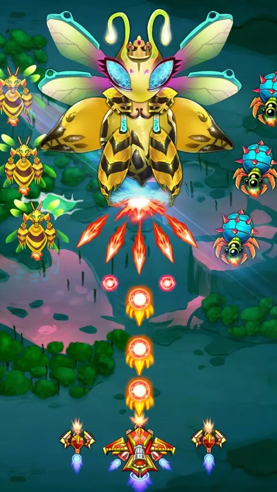Capturas de tela do Space Hero Warship