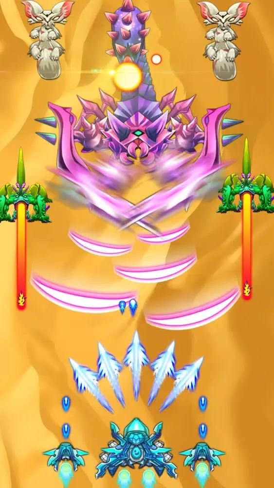 Capturas de tela do Space Hero Warship