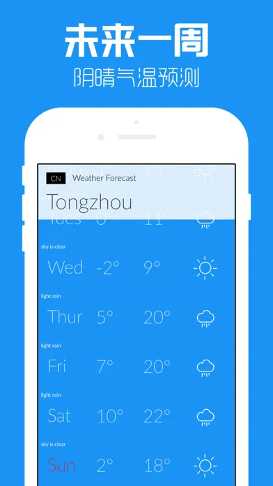 天气预报助手-Weather空气质量查询管家应用截图