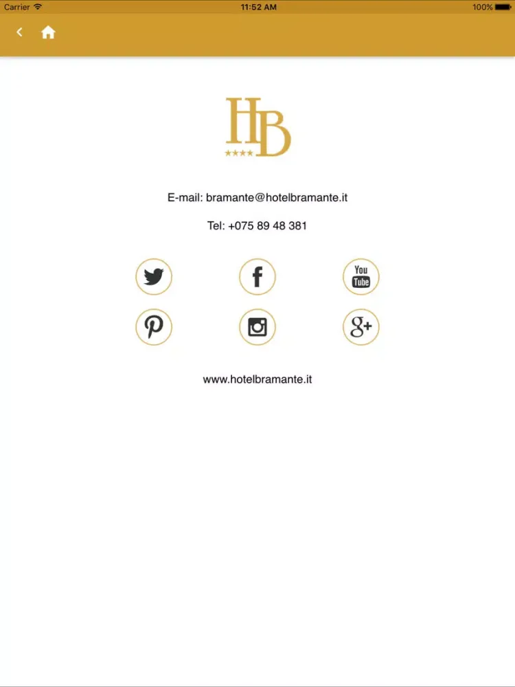 Hotel Bramante Todi iPad  Ekran Görüntüleri