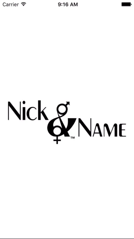 Tangkapan layar Nick&Name