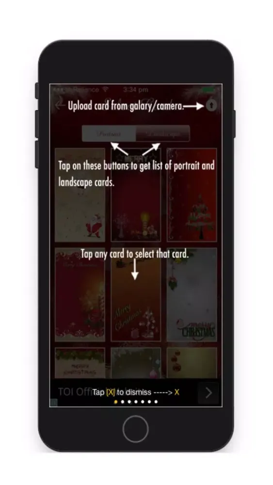 Capturas de pantalla de Christmas Greeting Cards & SMS