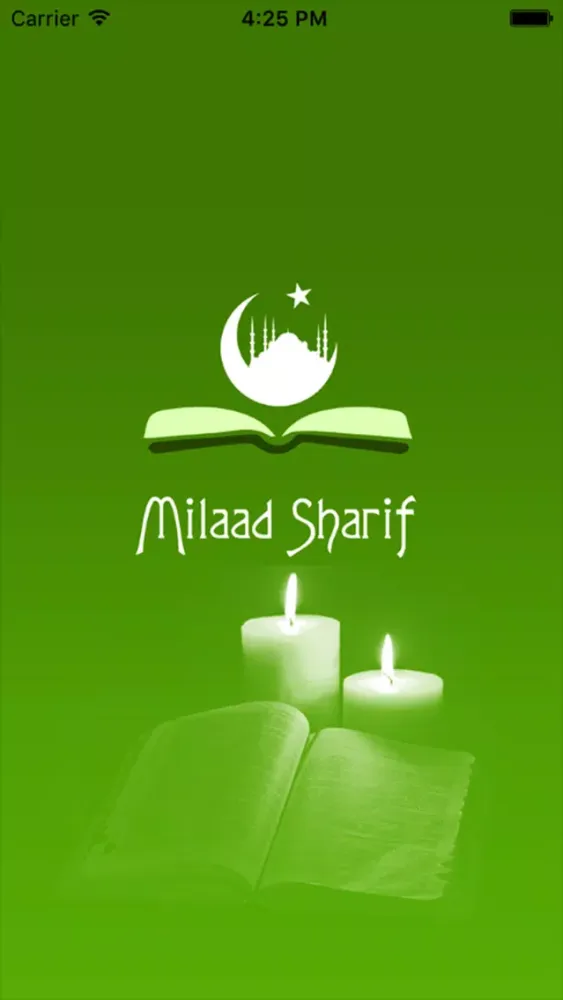 Ảnh chụp màn hình của Milad Sharif - Naat Lyrics App