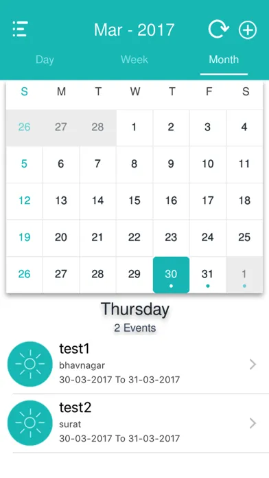 My Calendar - Manage Events Ekran Görüntüleri