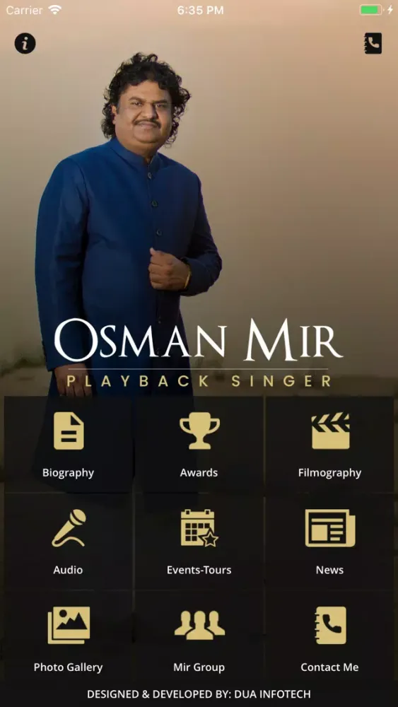 Captures d'écran de Osman Mir - Official App!