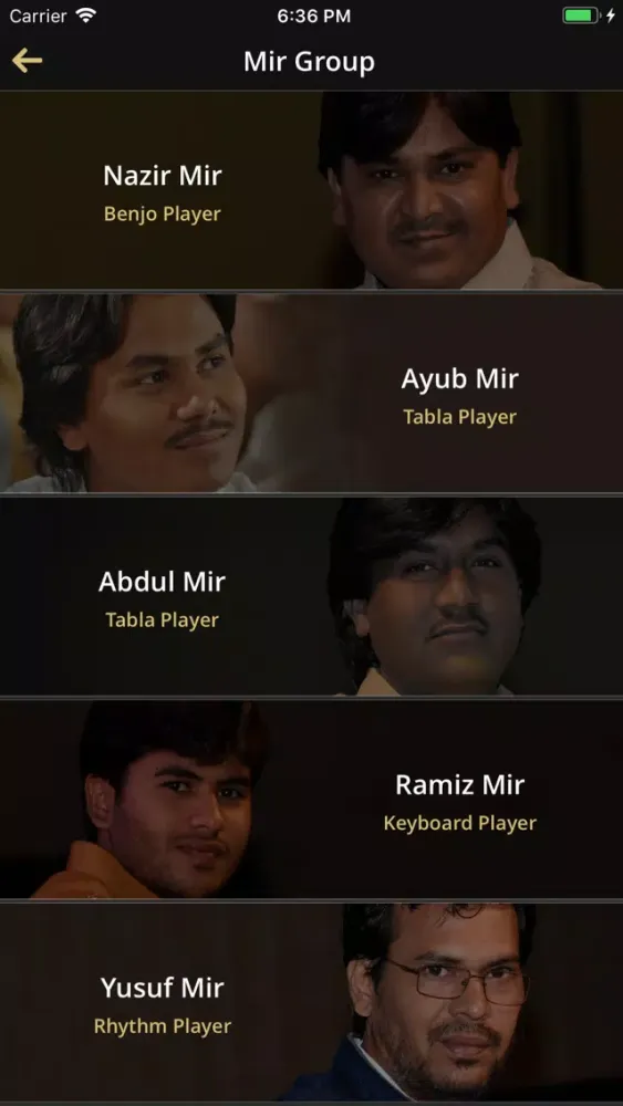 Captures d'écran de Osman Mir - Official App!