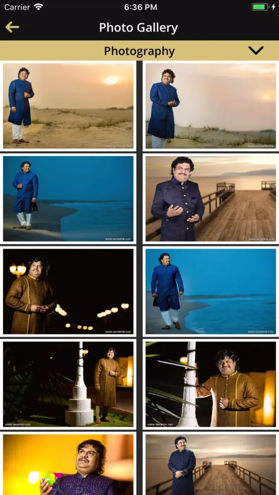 Captures d'écran de Osman Mir - Official App!
