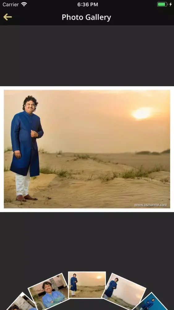 Captures d'écran de Osman Mir - Official App!