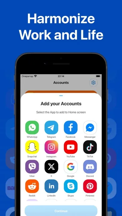Dual Space + Multiple Accounts Screenshots