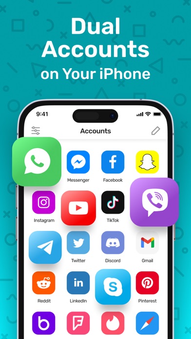 Screenshot di Dual Space Multiple Accounts