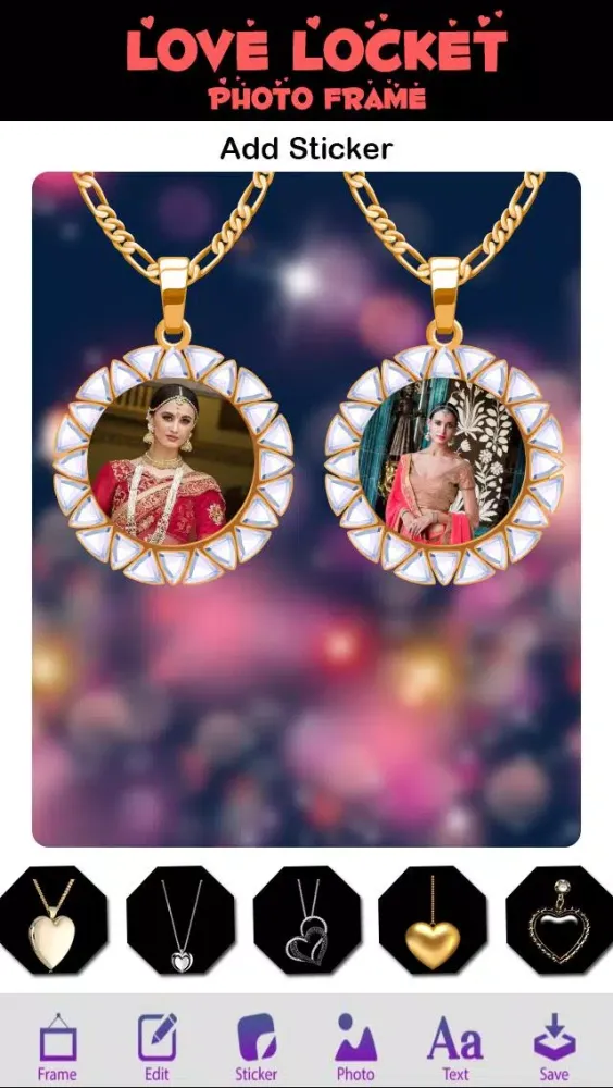 Скриншоты Love Locket Dual Photo Frame