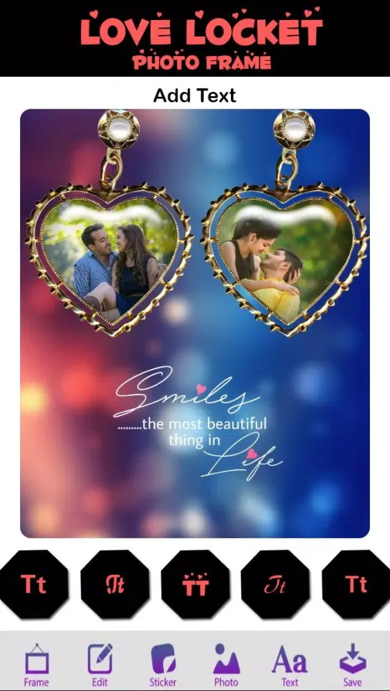Скриншоты Love Locket Dual Photo Frame