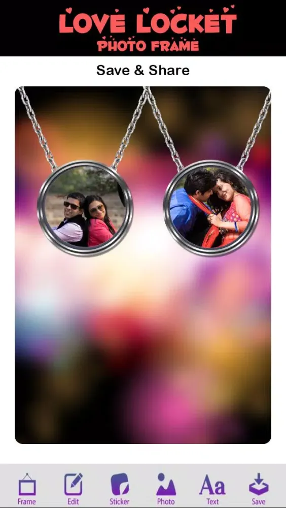 Скриншоты Love Locket Dual Photo Frame