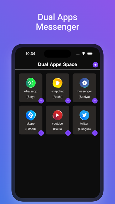 Capturas de pantalla de Dual Apps Space- Multi Account