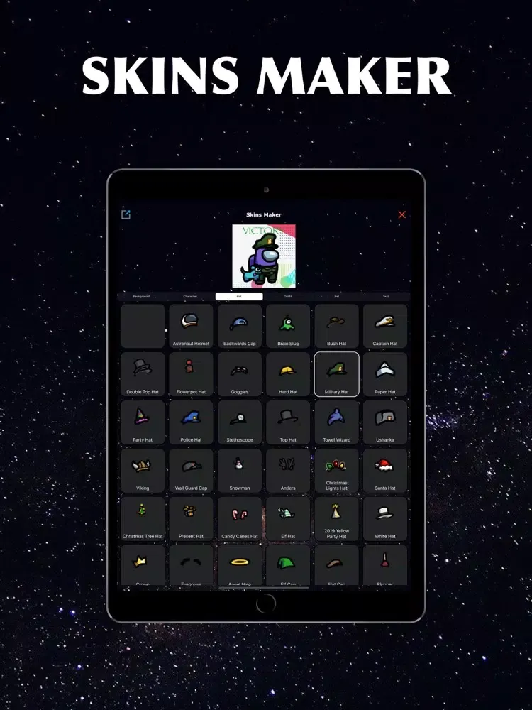 Capturas de pantalla de Skins & Nickname for Among Us iPad 