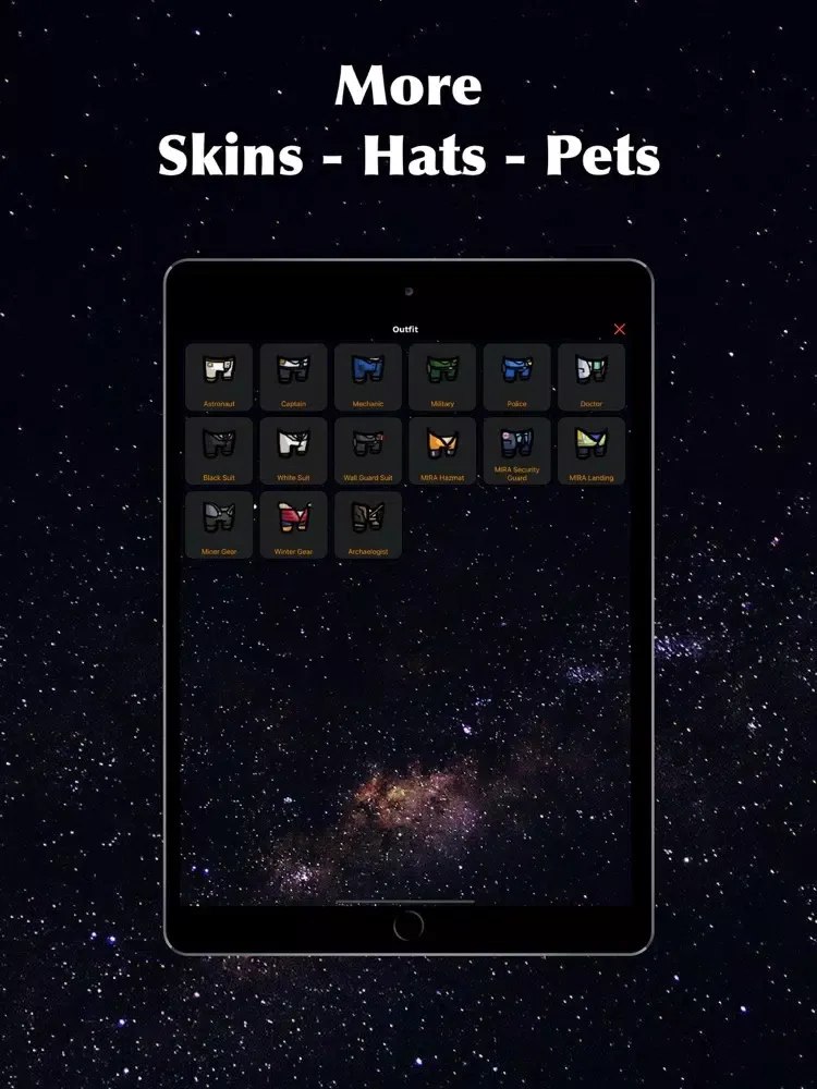 Capturas de pantalla de Skins & Nickname for Among Us iPad 