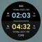 Dual Time Watch Faces