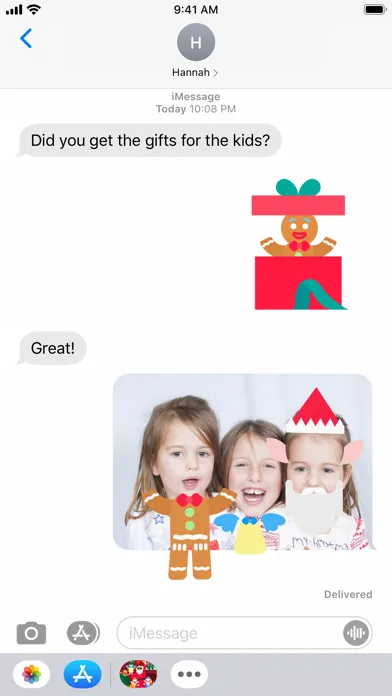 Ảnh chụp màn hình của Christmasmoji AR
