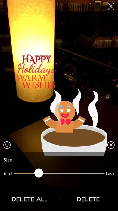 Ảnh chụp màn hình của Christmasmoji AR