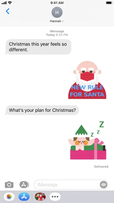Ảnh chụp màn hình của Christmasmoji AR