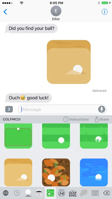Golfmoji - Golf Emojis and Stickers Ekran Görüntüleri