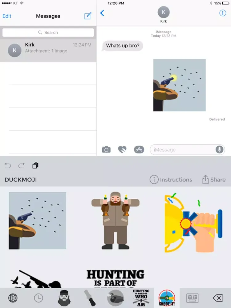 Duckmoji iPad  Screenshots