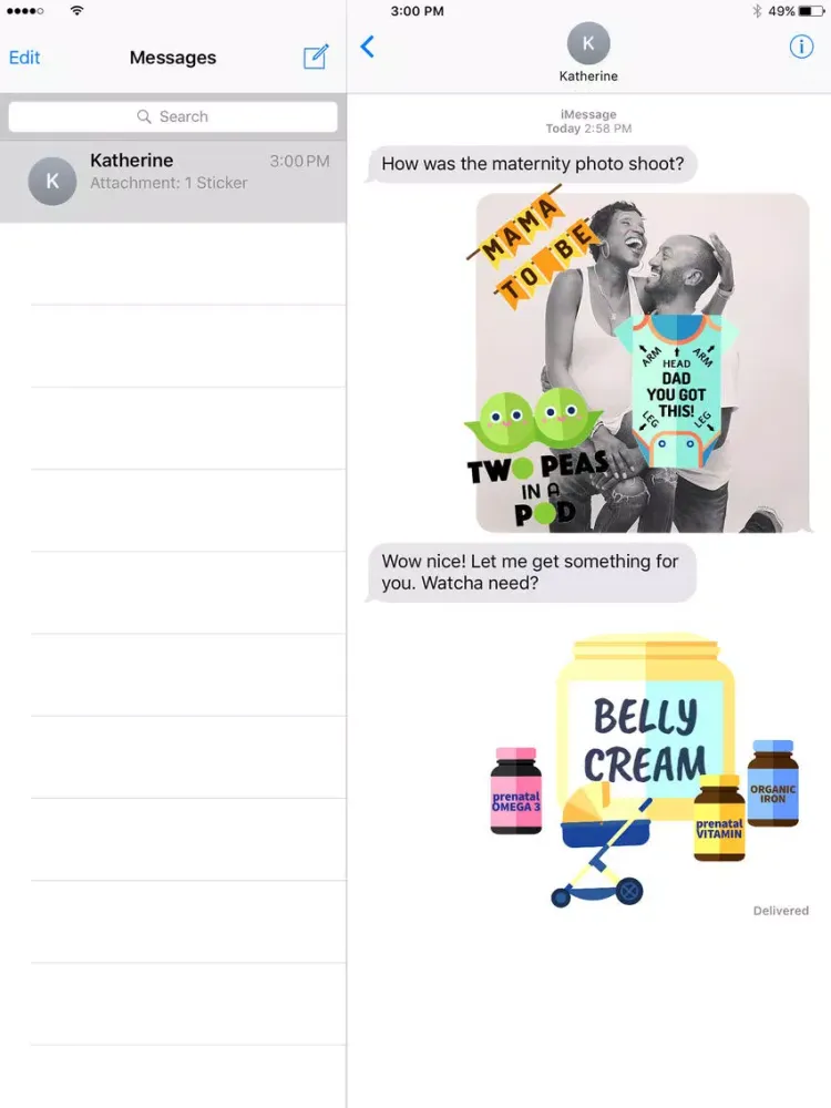 صور Mothermoji - Pregnancy & Baby Emojis and Stickers iPad 