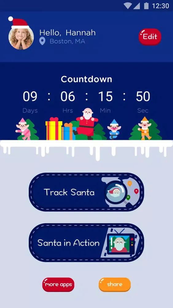 Santa Tracker - Track Santa Screenshots