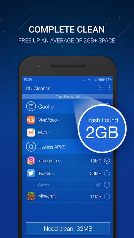 Cleaner应用截图