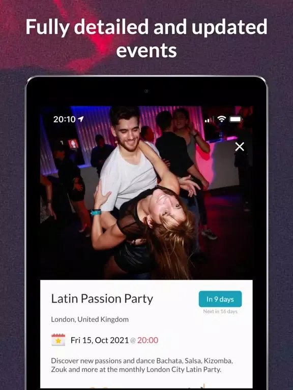 Ảnh chụp màn hình của Bachata Canada iPad 