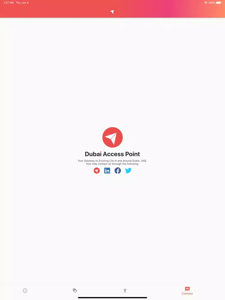 Dubai Access Point iPad  স্ক্রিনশট