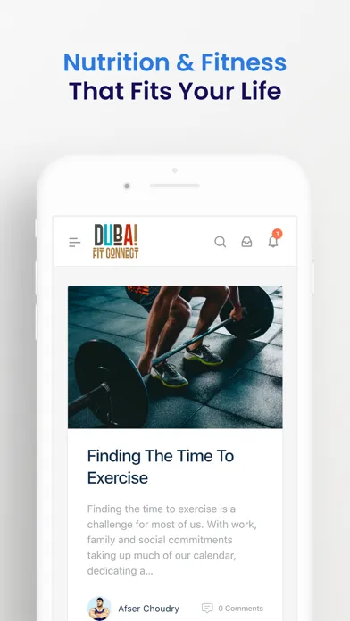 Dubai Fit Connect سکرین شاٹس