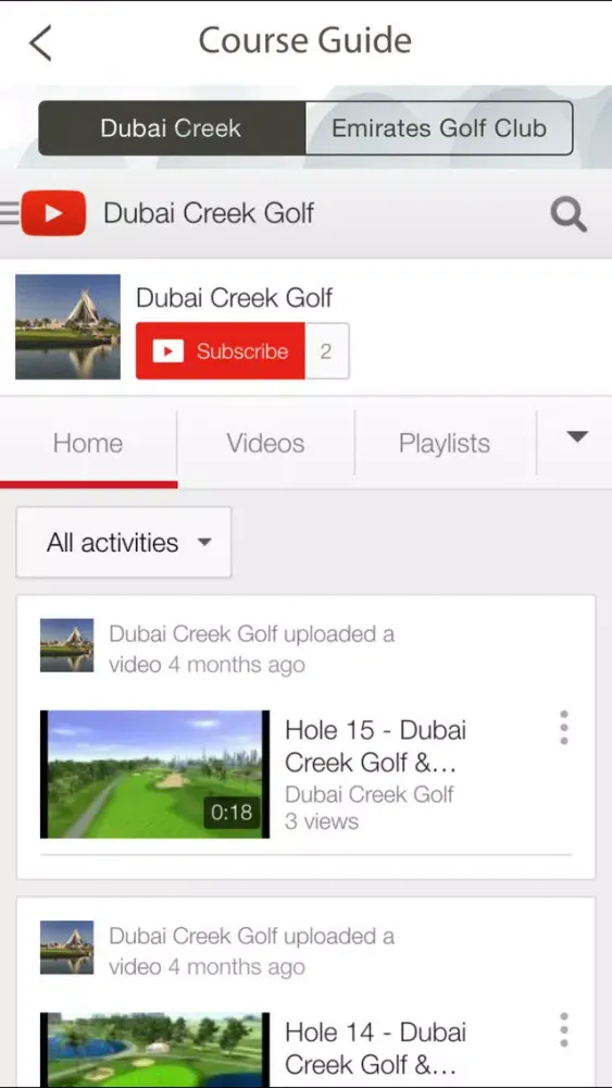 Dubai Golf Ekran Görüntüleri