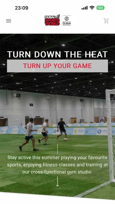 Captures d'écran de Dubai Sports World App