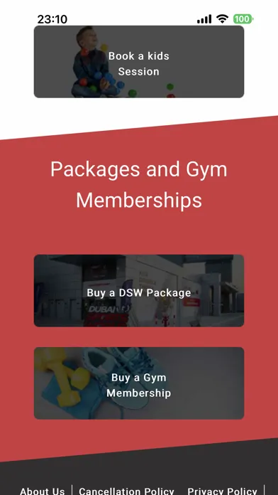 Captures d'écran de Dubai Sports World App
