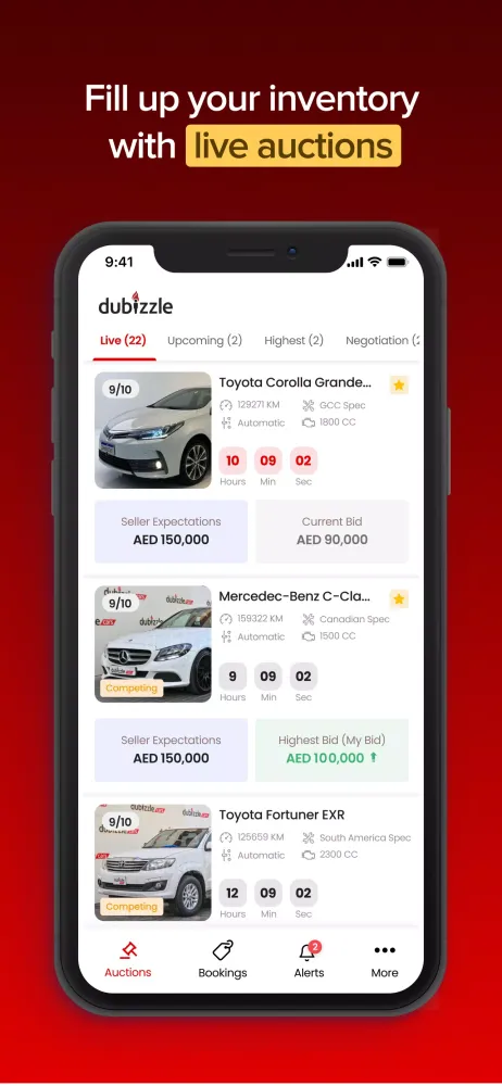 Captures d'écran de dubizzle cars