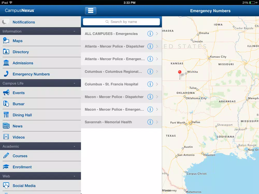 CampusNexus iPad  Screenshots