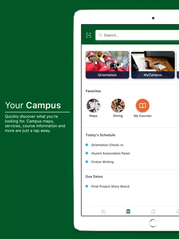 Скриншоты Oklahoma Baptist University iPad 