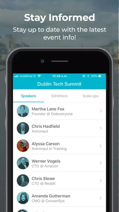 Dublin Tech Summit स्क्रीनशॉट